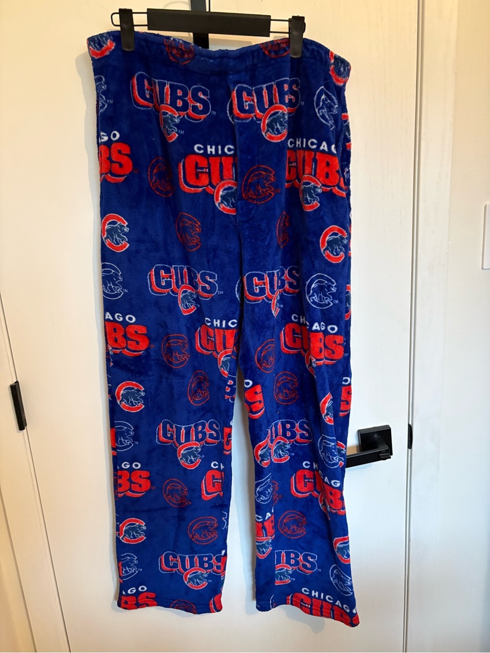 Chicago Cubs Bottoms Dreamwear Fleece Pajama Lounge Pants XL MLB Blue
